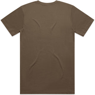 AS Colour 5050T Block Tubular Tee - Back View | color:Walnut|view:back
