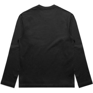 AS Colour 5031 Box L/S Tee - Back View | color:Black|view:back