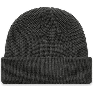 AS Colour 1120 Cable Beanie - Front View | color:Coal|view:front
