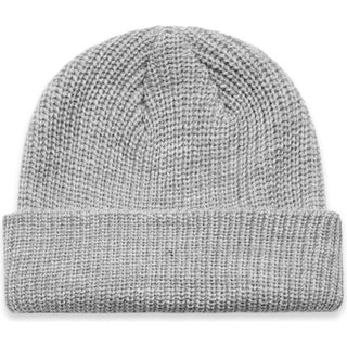 AS Colour 1120 Cable Beanie - Front View | color:Grey Marle|view:front