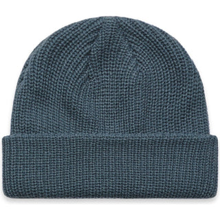 AS Colour 1120 Cable Beanie - Front View | color:Petrol Blue|view:front