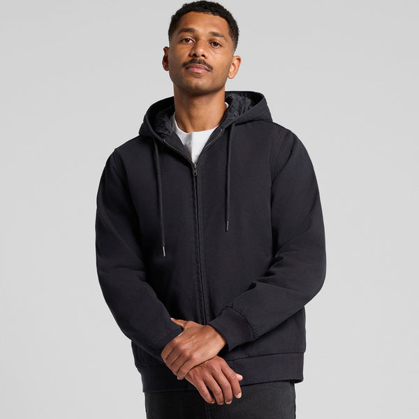 AS Colour Canvas Bomber Hood Jacket | 5532 (Black)