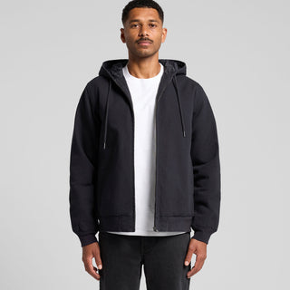 AS Colour Canvas Bomber Hood Jacket | 5532 (Black)