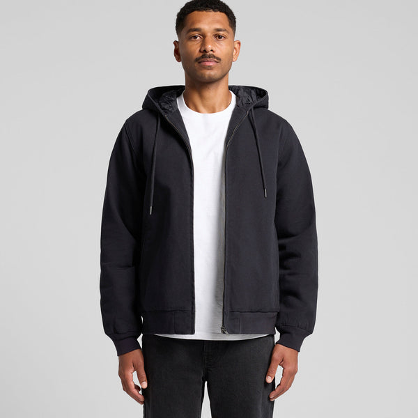 AS Colour Canvas Bomber Hood Jacket | 5532 (Ink Blue)