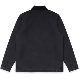 AS Colour 5533 Canvas Cord Collar Jacket - Back View | color:Ink Blue|view:back