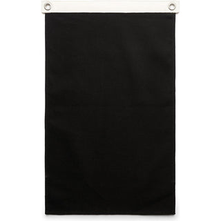 AS Colour 1512 Canvas Flag - Front View | color:Black|view:front
