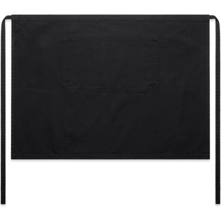 AS Colour 1081 Canvas Half Apron - Back View | color:Black|view:back