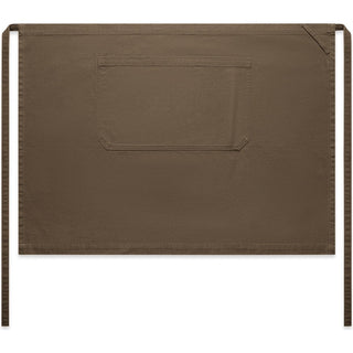 AS Colour 1081 Canvas Half Apron - Front View | color:Walnut|view:front