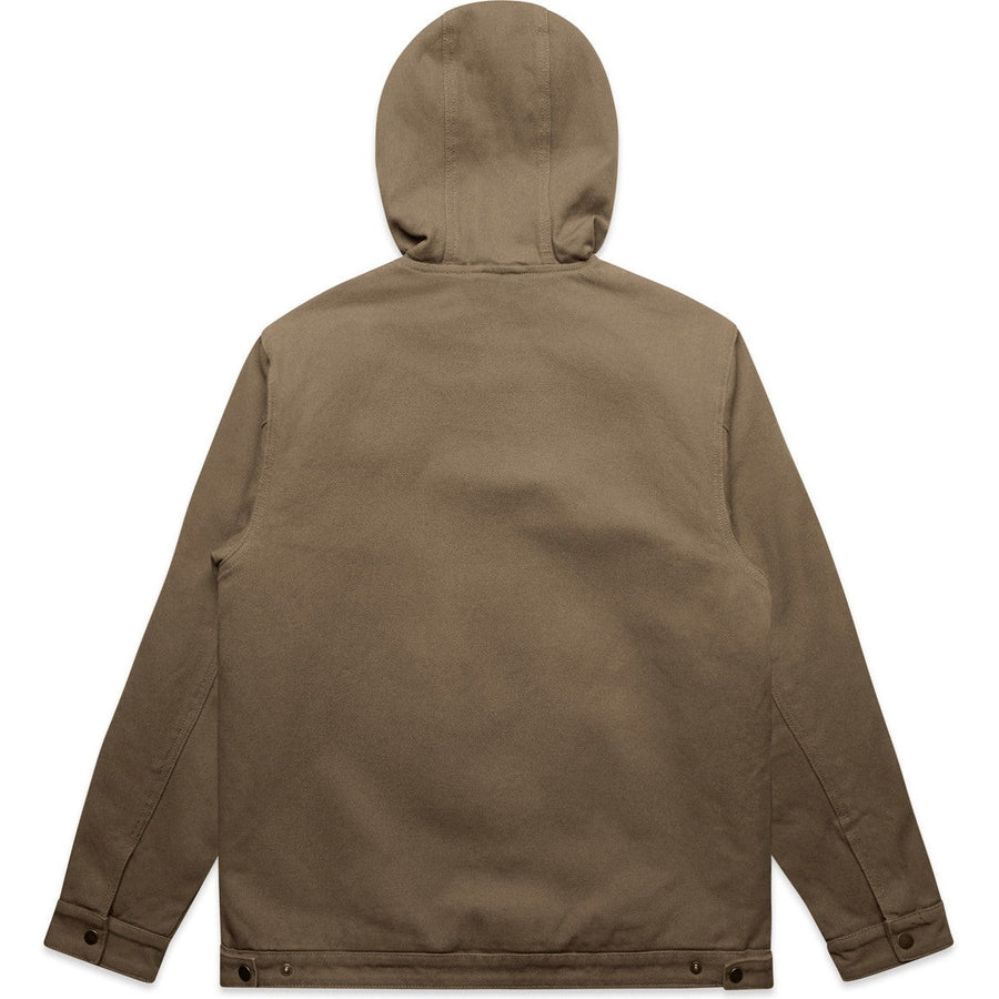 AS Colour Canvas Heavy Hooded Jacket | 5529 (Walnut)
