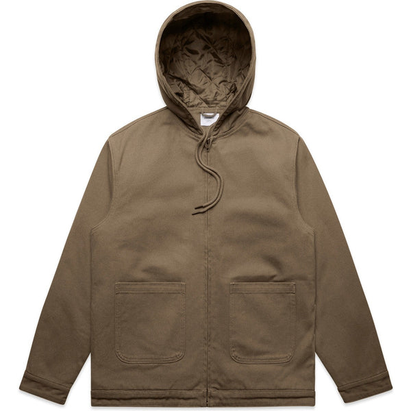 AS Colour Canvas Heavy Hooded Jacket | 5529 (Walnut)