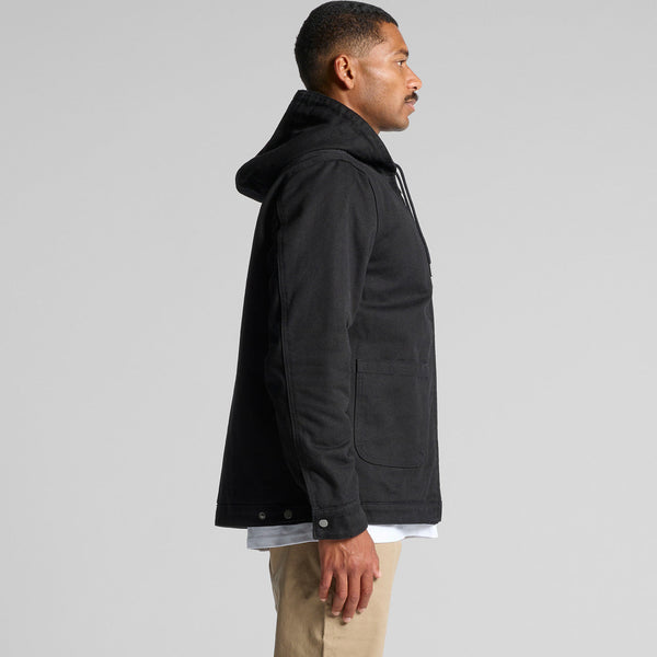 AS Colour Canvas Heavy Hooded Jacket | 5529 (Walnut)