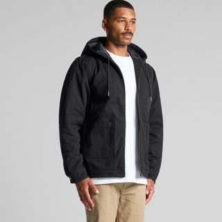 AS Colour Canvas Heavy Hooded Jacket | 5529 (Walnut)