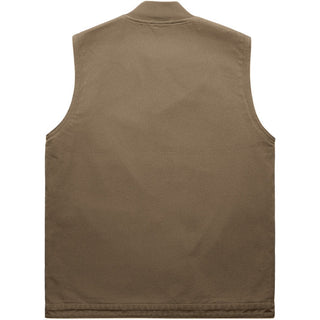 AS Colour 5528 Canvas Heavy Vest - Back View | color:Walnut|view:back