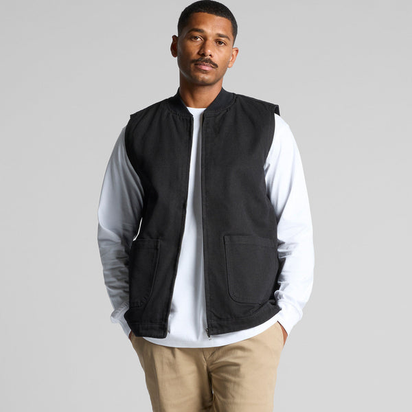 AS Colour Canvas Heavy Vest | 5528 (Black)