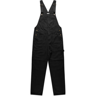 AS Colour 5980 Canvas Overalls - Front View | color:Black|view:front