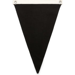 AS Colour 1513 Canvas Pennant Flag - Front View | color:Black|view:front