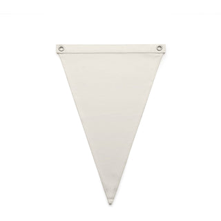 AS Colour 1513 Canvas Pennant Flag - Front View | color:Cream|view:front