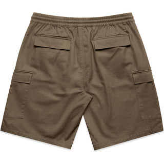 AS Colour 5925 Cargo Walk Shorts 19" - Back View | color:Walnut|view:back