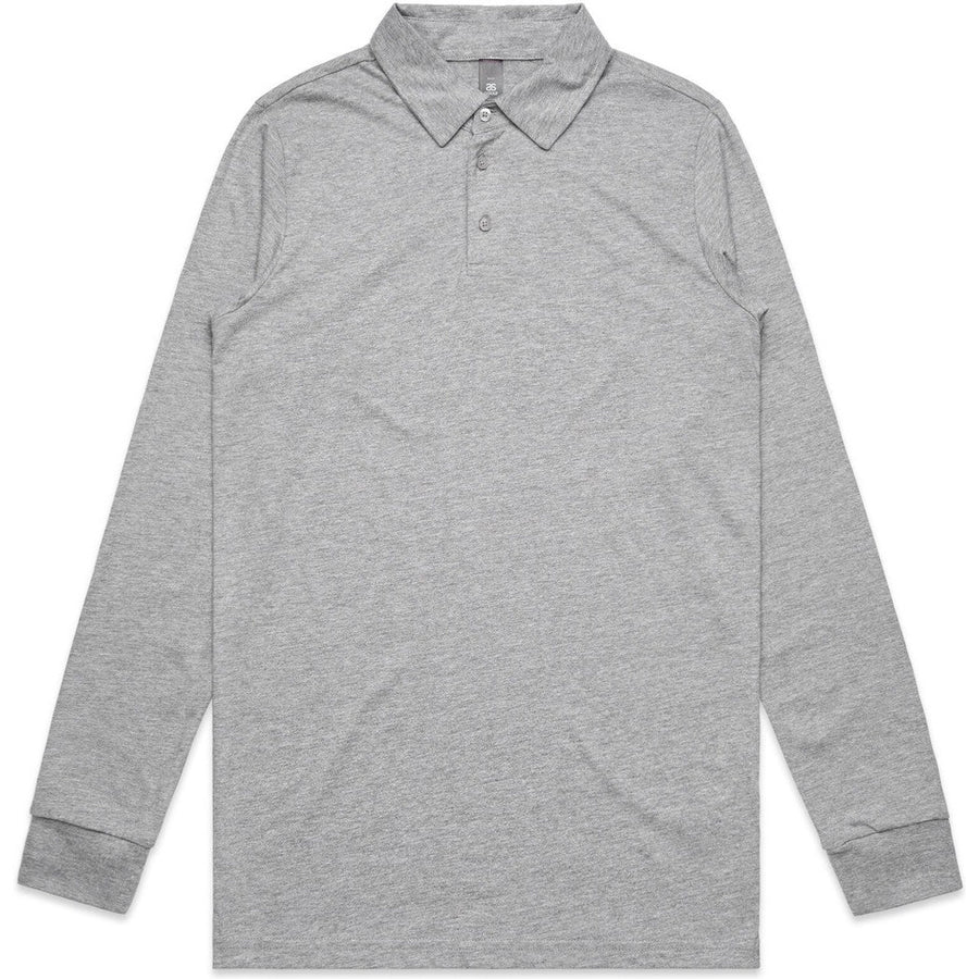 AS Colour Chad L/S Polo | 5404 (Grey Marle)
