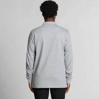 AS Colour Chad L/S Polo | 5404 (Grey Marle)