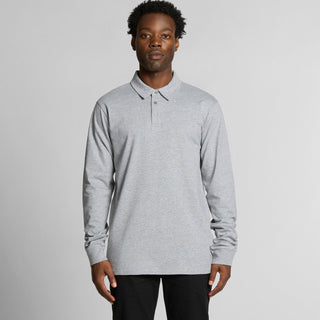AS Colour Chad L/S Polo | 5404 (Grey Marle)