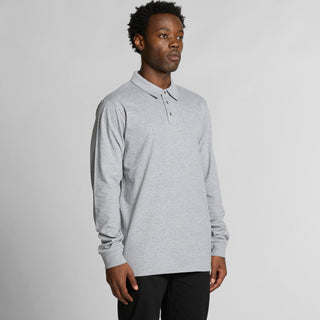 AS Colour Chad L/S Polo | 5404 (Grey Marle)