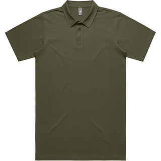 AS Colour 5402 Chad Polo - Front View | color:Army|view:front