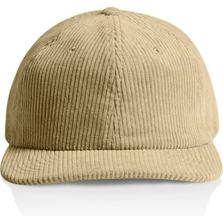 AS Colour 1152 Class Cord Cap - Front View | color:Khaki|view:front