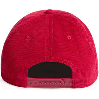 AS Colour 1185 Class Cord Rope Cap - Back View | color:Cardinal/White|view:back