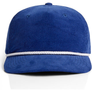 AS Colour 1185 Class Cord Rope Cap - Front View | color:Liberty/White|view:front