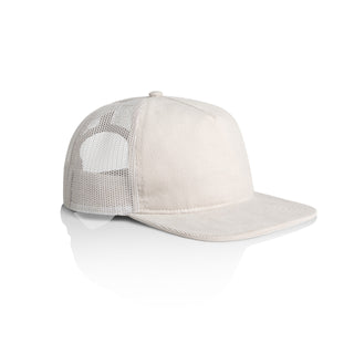 AS Colour 1157 Class Cord Trucker Cap - Side view | color:Bone|view:side