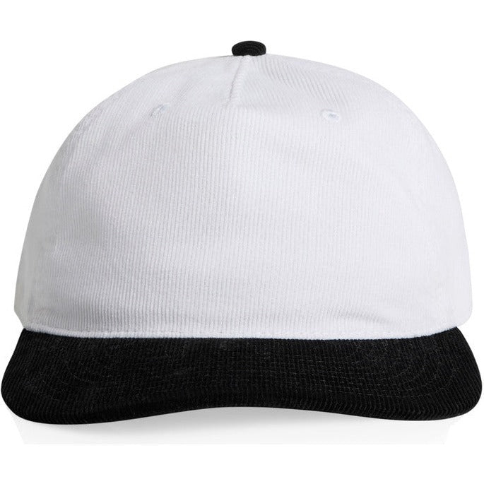 AS Colour Class Cord Two-Tone Cap | 1159 (White/Black)