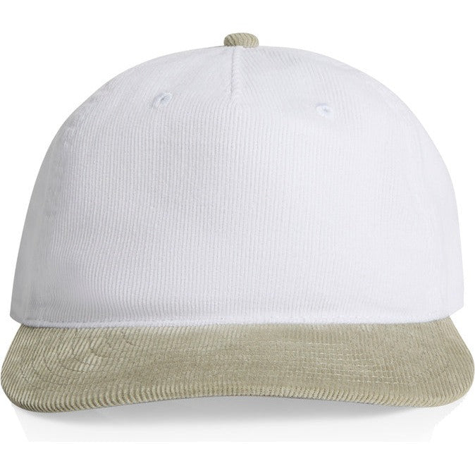AS Colour Class Cord Two-Tone Cap | 1159 (White/Eucalyptus)