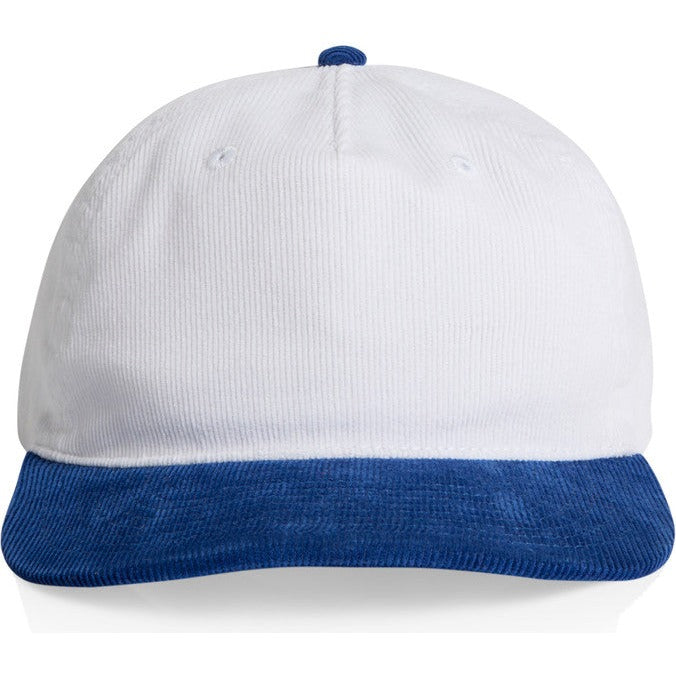 AS Colour Class Cord Two-Tone Cap | 1159 (White/Liberty)