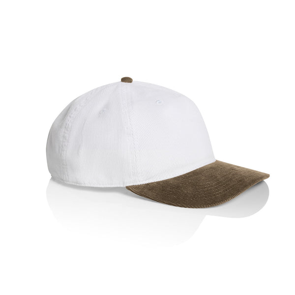 AS Colour Class Cord Two-Tone Cap | 1159 (White/Walnut)