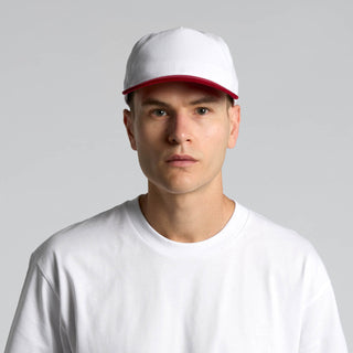 AS Colour Class Cord Two-Tone Cap | 1159 (White/Black)