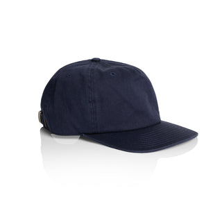 AS Colour 1153 Class Five Panel Cap - Side view | color:Midnight Blue|view:side