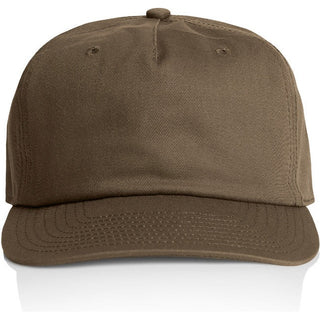 AS Colour 1153 Class Five Panel Cap - Front View | color:Walnut|view:front