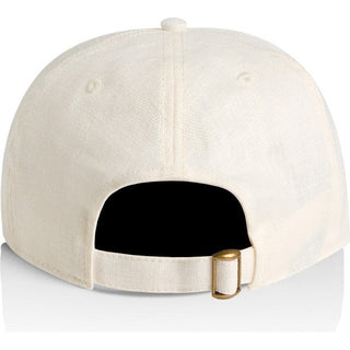 AS Colour 1158 Class Linen Cap - Back View | color:Natural|view:back