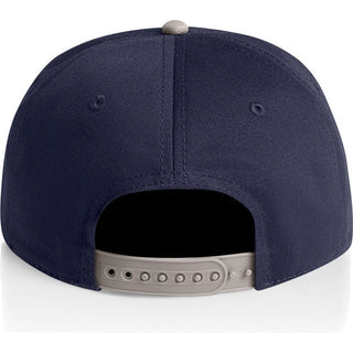 AS Colour 1154 Class Two-Tone Cap - Back View | color:Midnight/Light Grey|view:back