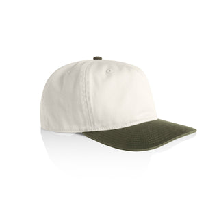 AS Colour 1154 Class Two-Tone Cap - Side view | color:Natural/Army|view:side