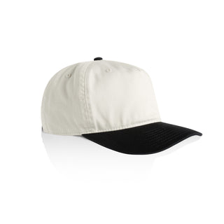 AS Colour 1154 Class Two-Tone Cap - Side view | color:Natural/Black|view:side