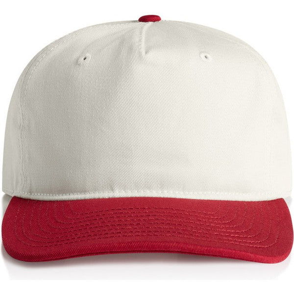 AS Colour Class Two-Tone Cap | 1154 (Natural/Cardinal)