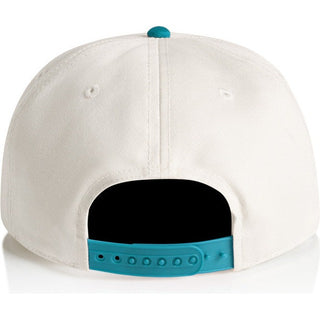 AS Colour 1154 Class Two-Tone Cap - Back View | color:Natural/Charlotte|view:back