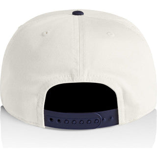 AS Colour 1154 Class Two-Tone Cap - Back View | color:Natural/Midnight|view:back