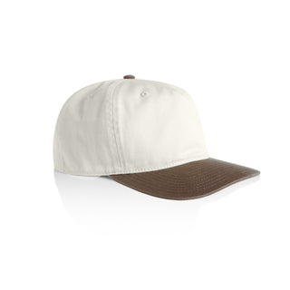 AS Colour 1154 Class Two-Tone Cap - Side view | color:Natural/Walnut|view:side