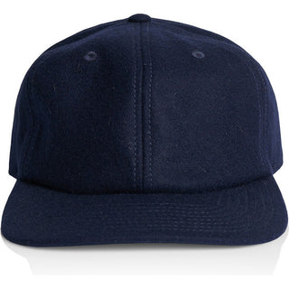 AS Colour 1151 Class Wool Cap - Front View | color:Navy|view:front