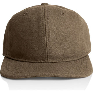 AS Colour 1151 Class Wool Cap - Front View | color:Walnut|view:front