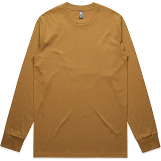 AS Colour 5071 Classic L/S Tee - Front View | color:Camel|view:front