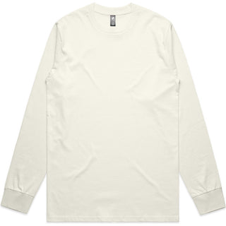 AS Colour 5071 Classic L/S Tee - Front View | color:Ecru|view:front